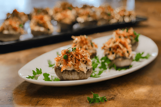 Crab and Herb Stuffed Mushrooms