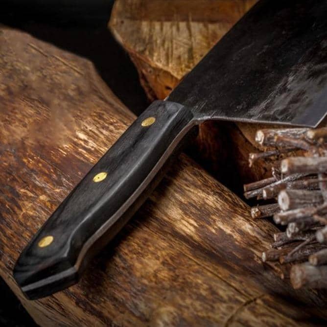 Nakiri / Chukabocho (なきり) Full Tang Steel Cleaver