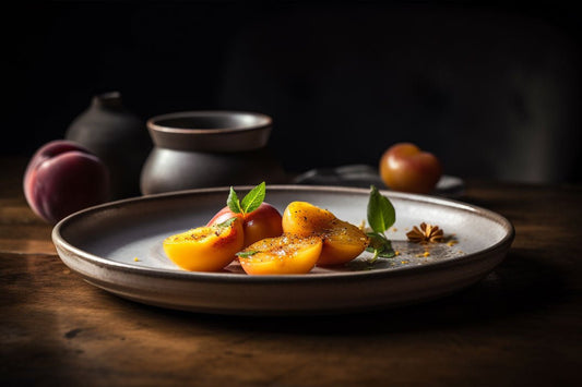 Warm Spiced Peaches Infused with Fragrant Spices