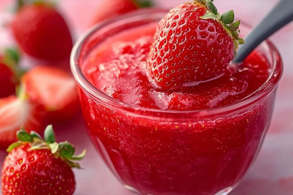 Velvety Smooth Strawberry Puree